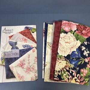Annie's Creative Quilters Fabric Club SAKURA sassy Classy Tote Handbags W/fabric